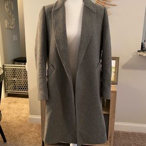 Zara grey women’s peacoat